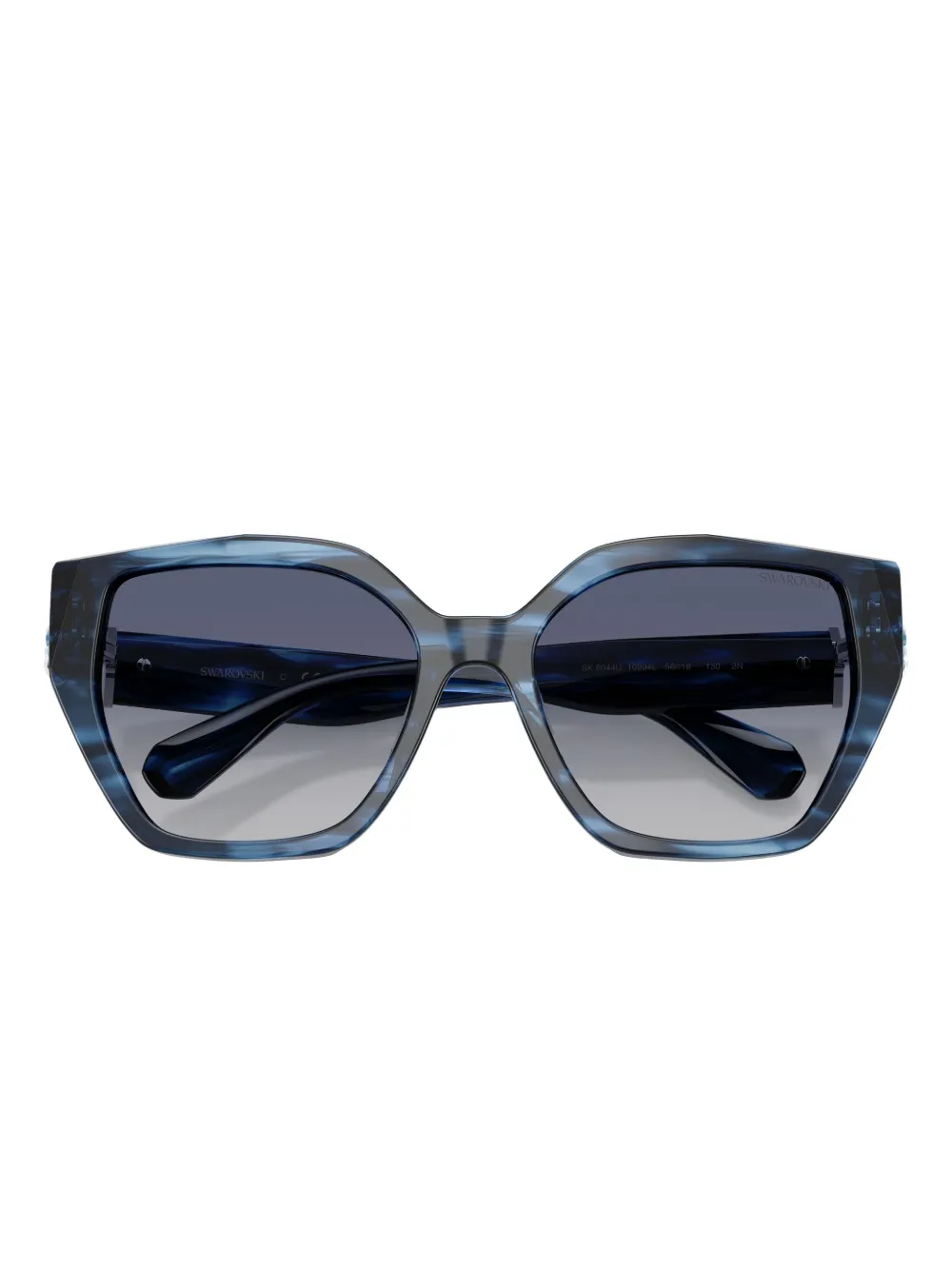 Swarovski Eyewear Embellished Sunglasses In Blue