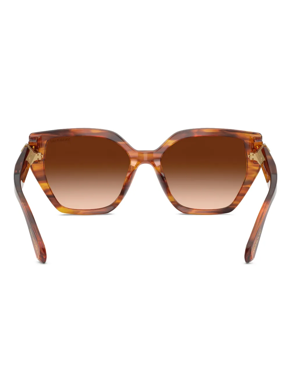 Swarovski Eyewear Embellished Sunglasses In Brown