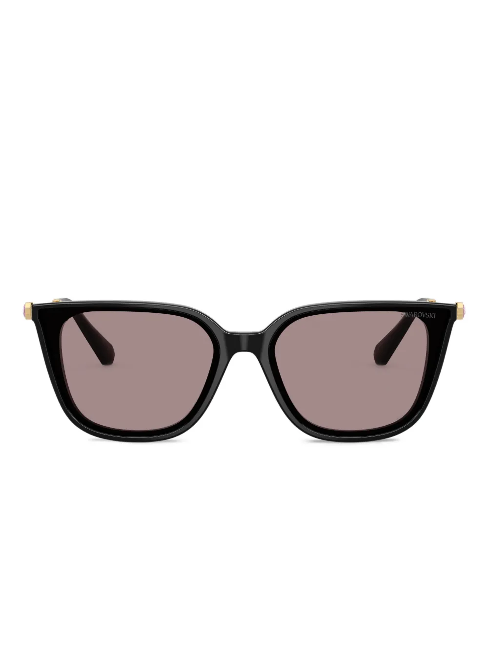 Swarovski Eyewear crystal-embellished square sunglasses | Black | Image 1