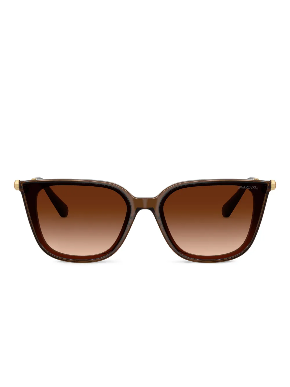 Swarovski Eyewear crystal-embellished square sunglasses | Brown | Image 1