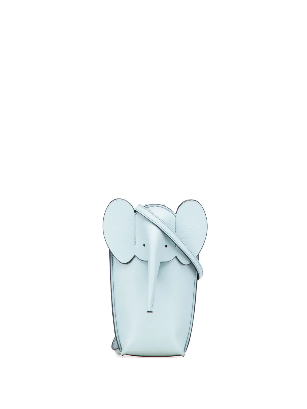 Loewe Pre-Owned 2022 レザー エレファント ポケット ショルダーバッグ - ブルー Loewe Pre-Owned 2022 レザー エレファント ポケット ショルダーバッグ - ブルー