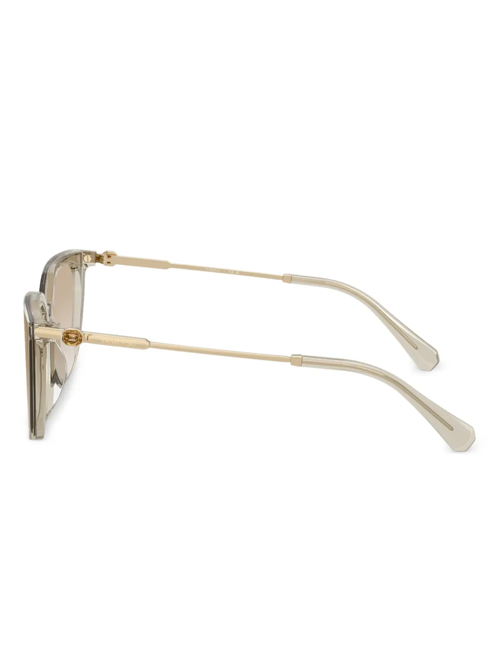 Swarovski Eyewear Embellished Sunglasses In Neutral