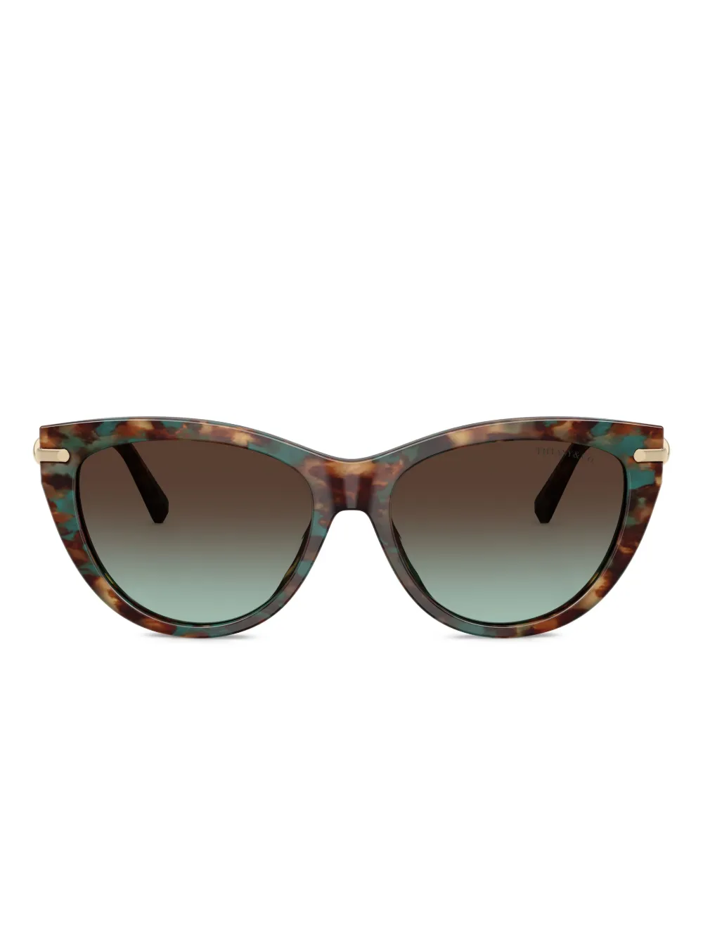 Tiffany & Co. knot-detail cat-eye sunglasses | Green | Image 1