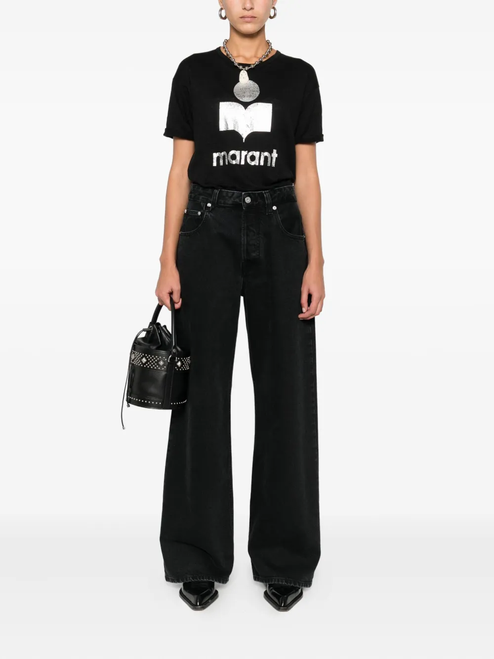 MARANT ÉTOILE logo-print T-shirt | T-Shirts & Jersey Shirts | Image 2