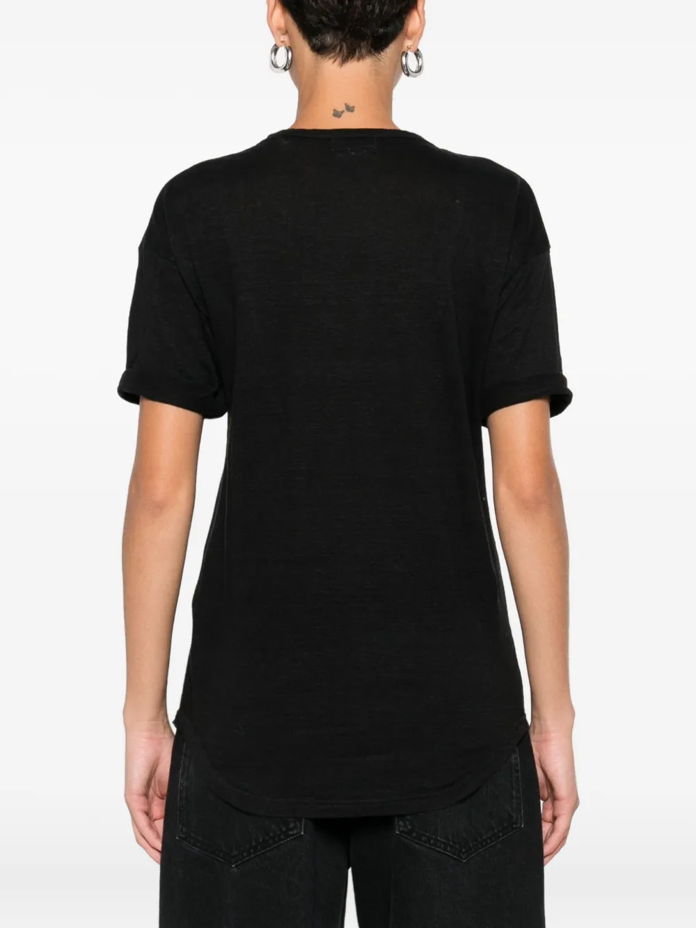 Isabel Marant Étoile Logo-print T-shirt In Black