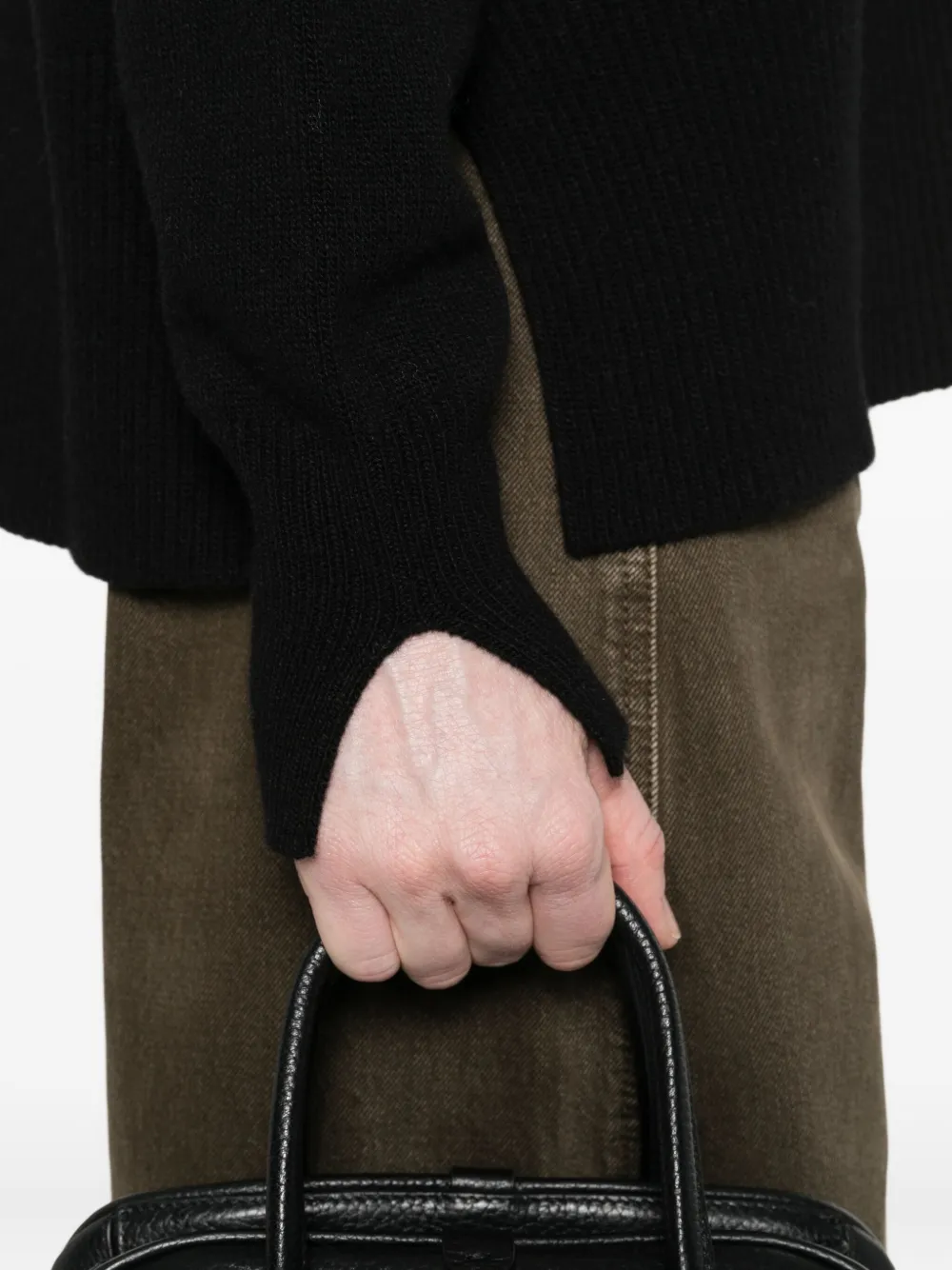 Roberto Collina Sweater met ronde hals Zwart