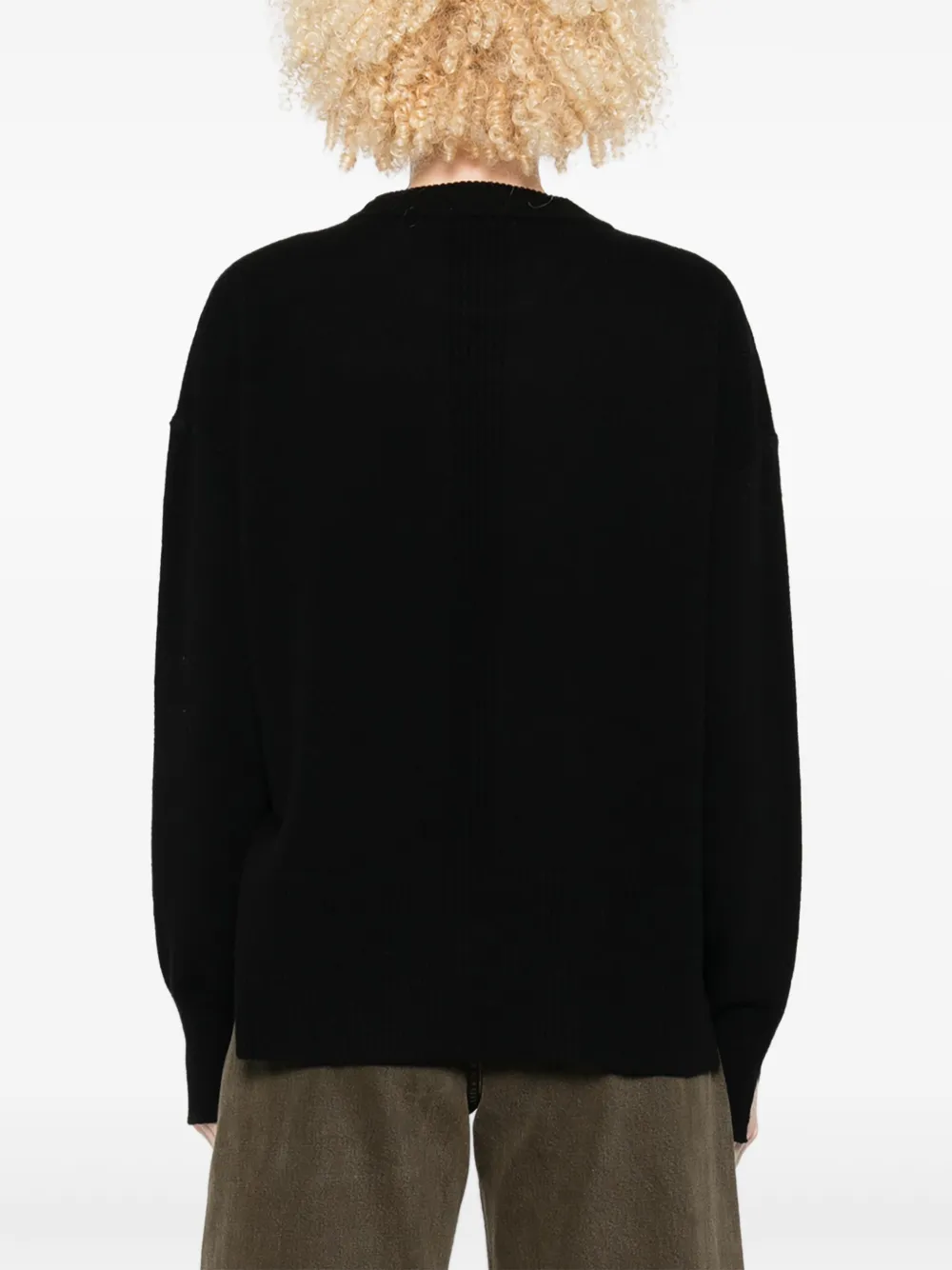 Roberto Collina Sweater met ronde hals Zwart