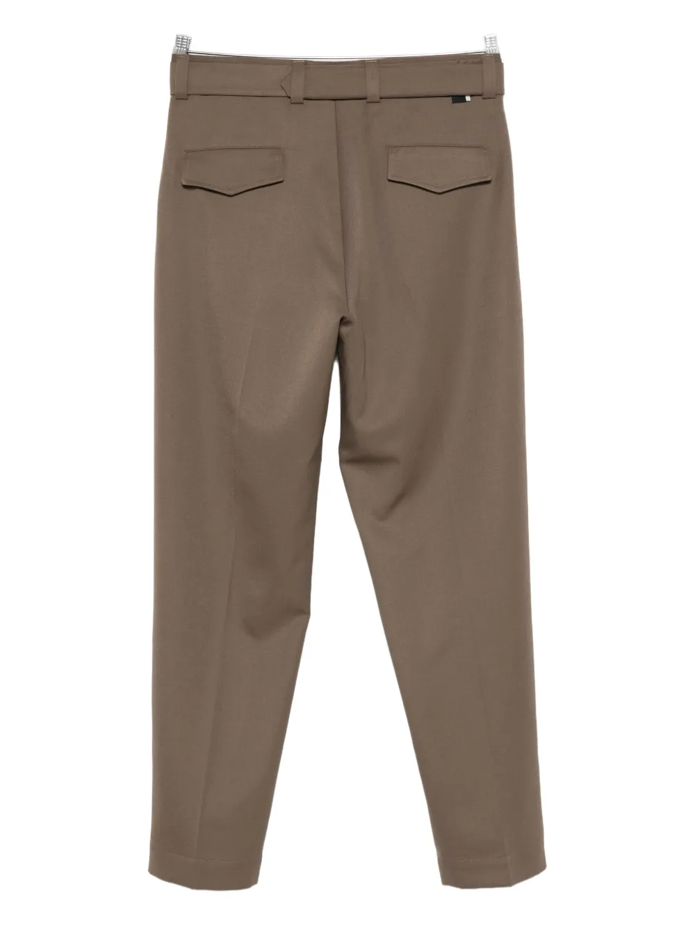 Low Brand belted cuffed trousers - Bruin