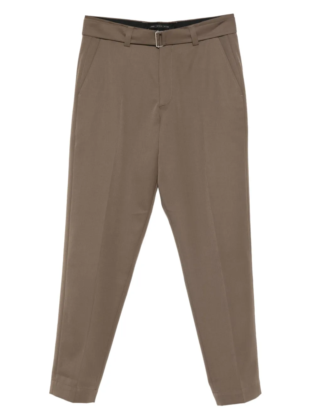 Low Brand belted cuffed trousers | Brown | Image 1