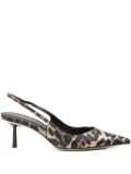 Le Silla slingback leopard-print pumps - Neutrals