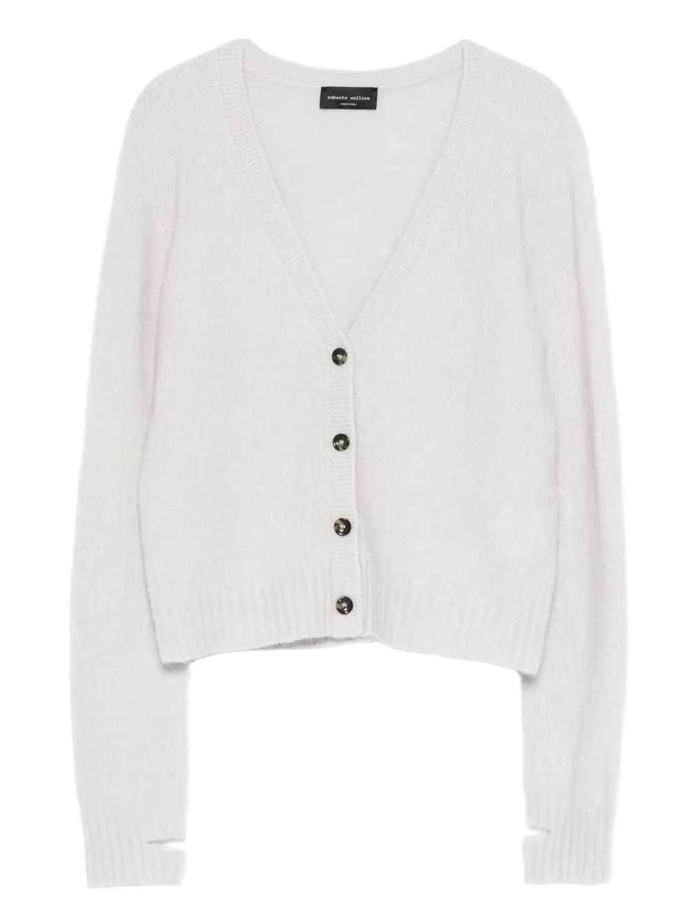 Roberto Collina V-neck cardigan | Neutrals | Image 1