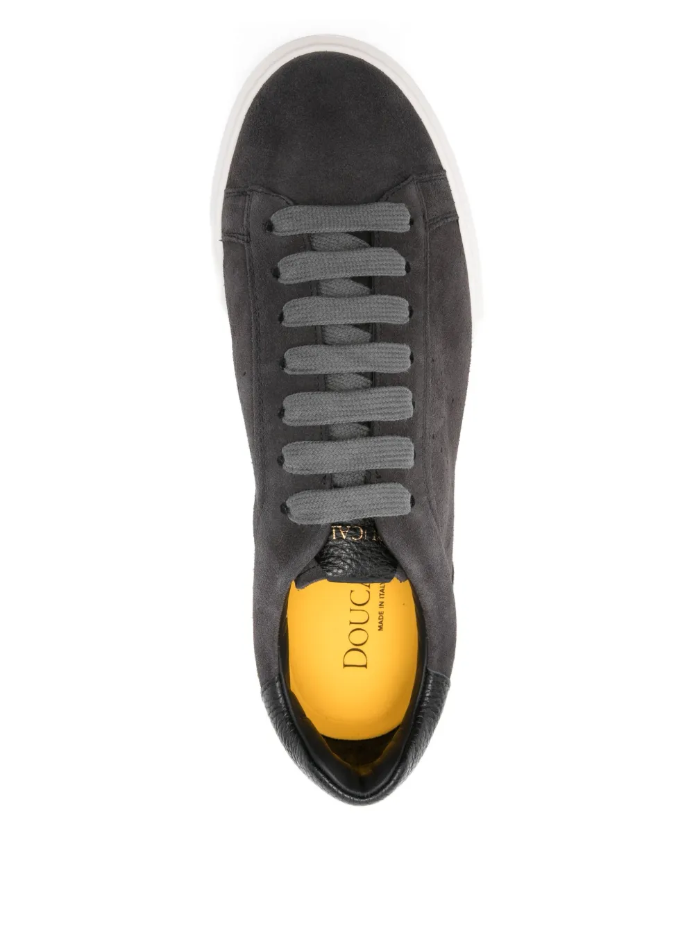 Doucal's Clay leather sneakers Grey