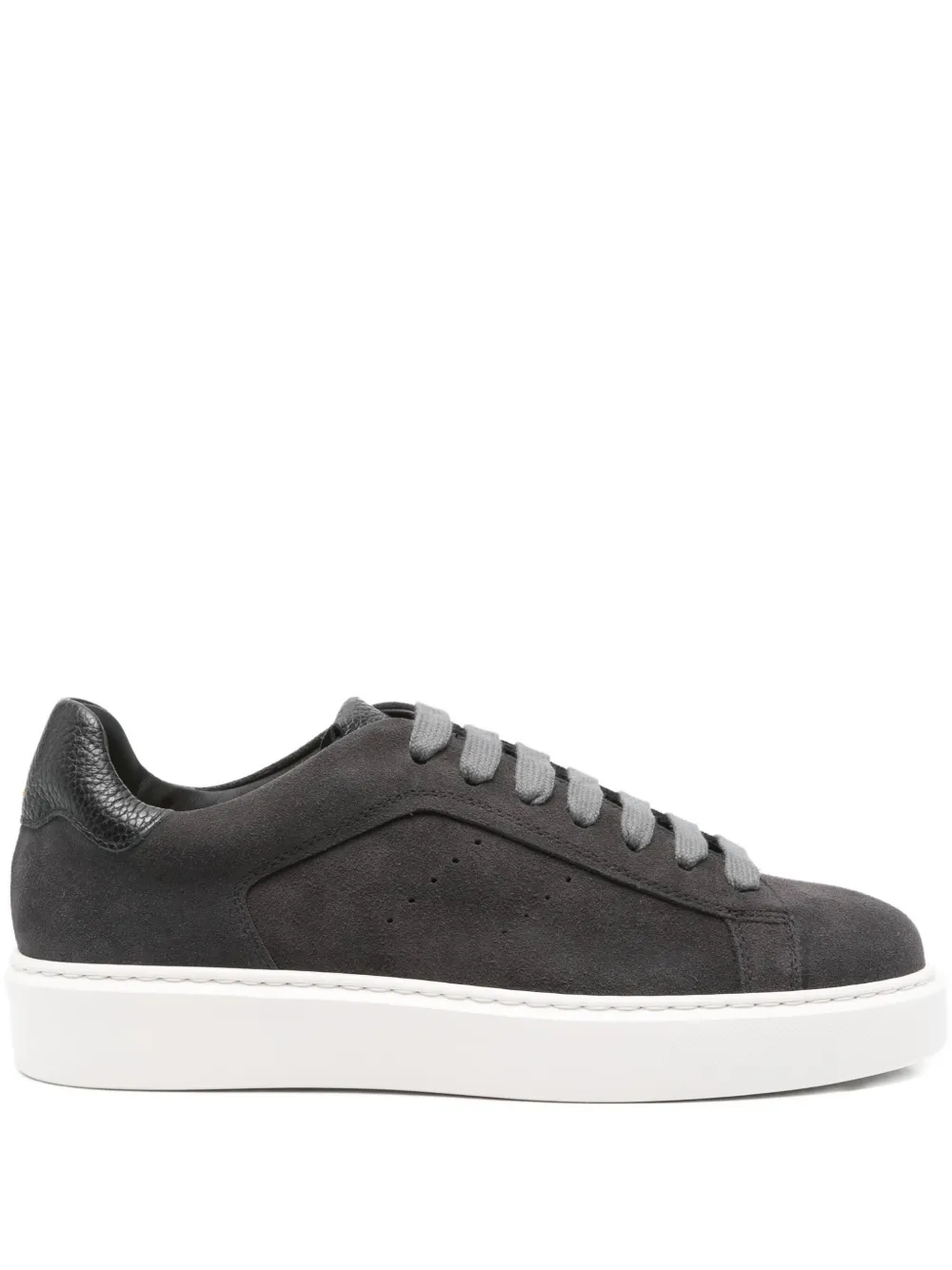 Doucal's Clay leather sneakers Grey