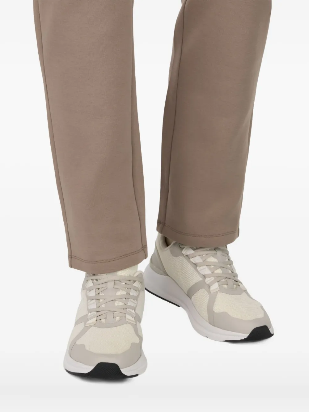 Boggi Milano Thunder macro-logo sneakers Neutrals