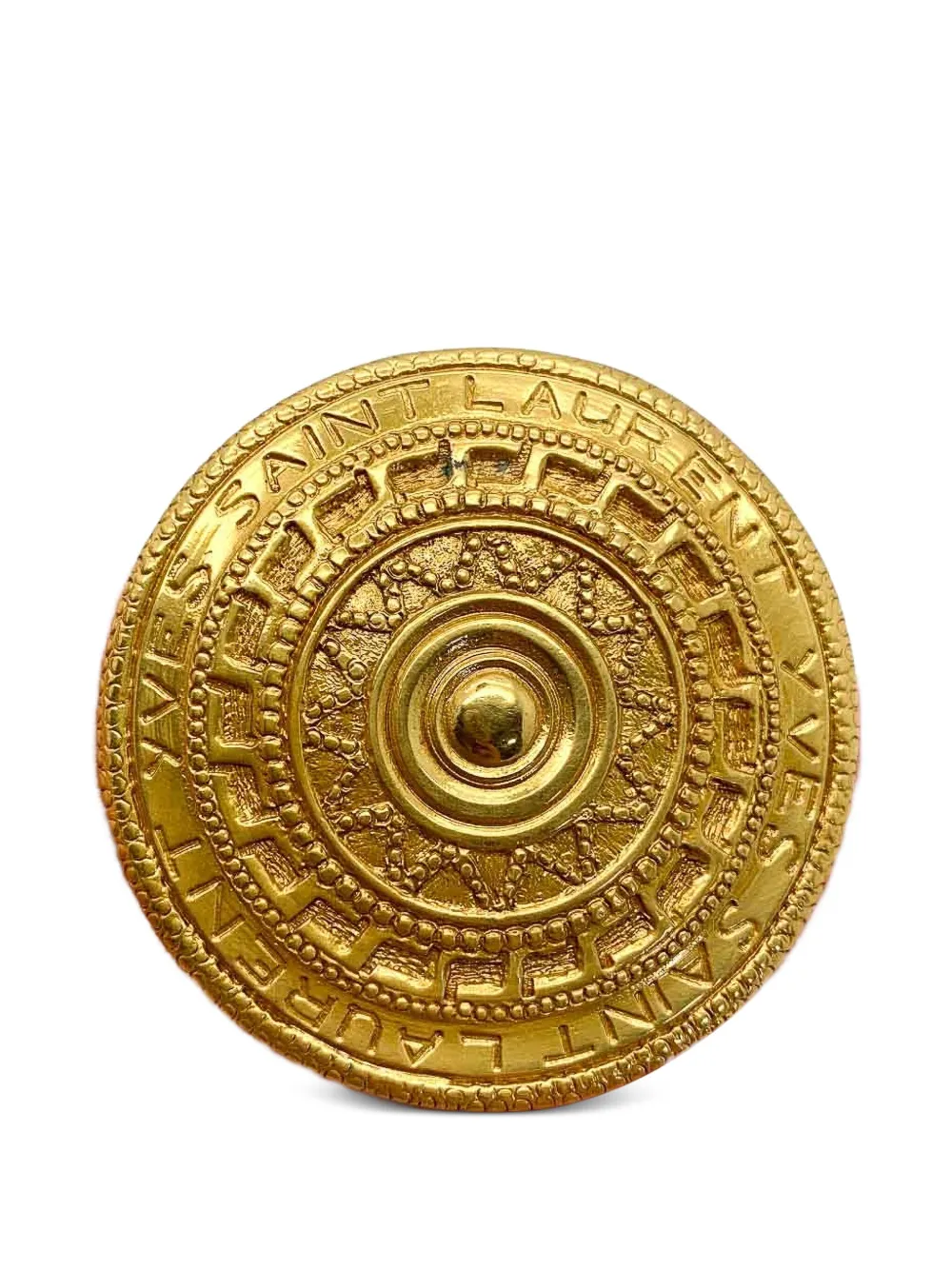 Saint Laurent Pre-Owned 1980s Celestial Shield brooch | Image 2