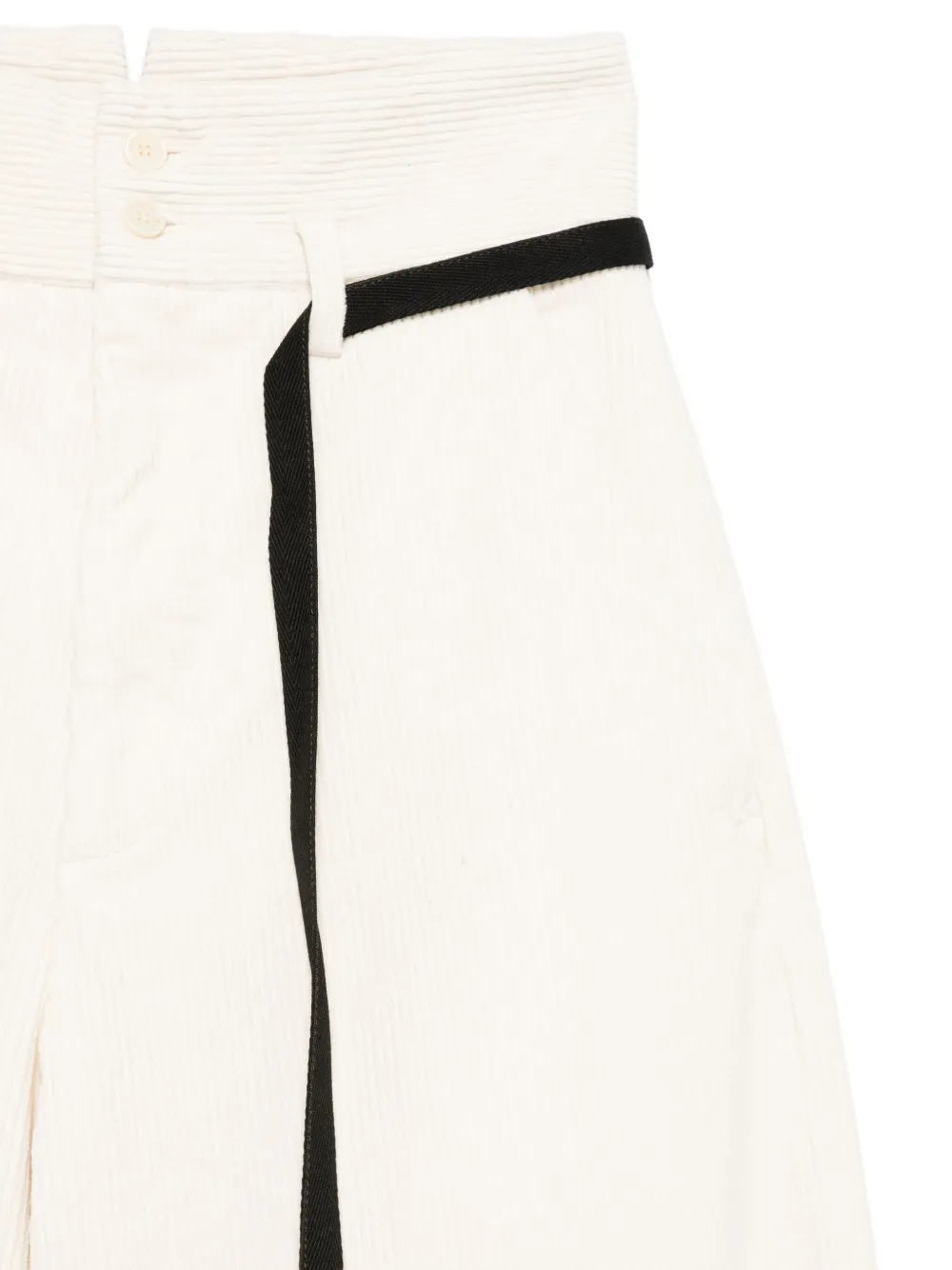 Barena Venezia Welt-pockets Belted Trousers In Neutral