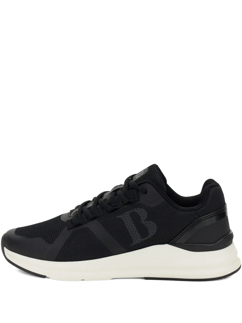 Boggi Milano Thunder Trainers in Technical Fabric - Nero