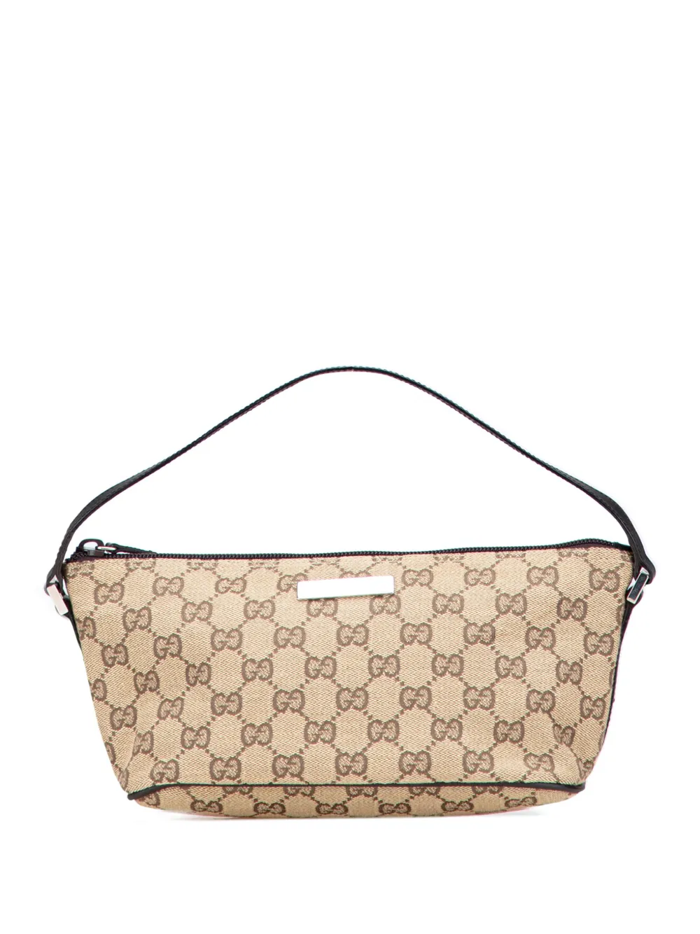Gucci Pre-Owned 2000-2015 GGキャンバス ボート ショルダーバッグ - ブラウン Gucci Pre-Owned 2000-2015 GGキャンバス ボート ショルダーバッグ - ブラウン