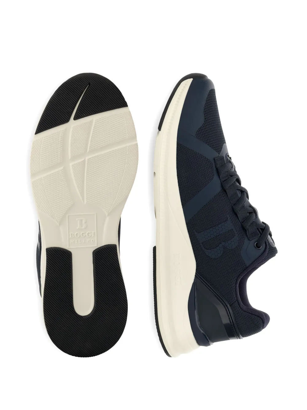 Boggi Milano Thunder macro-logo sneakers Blue