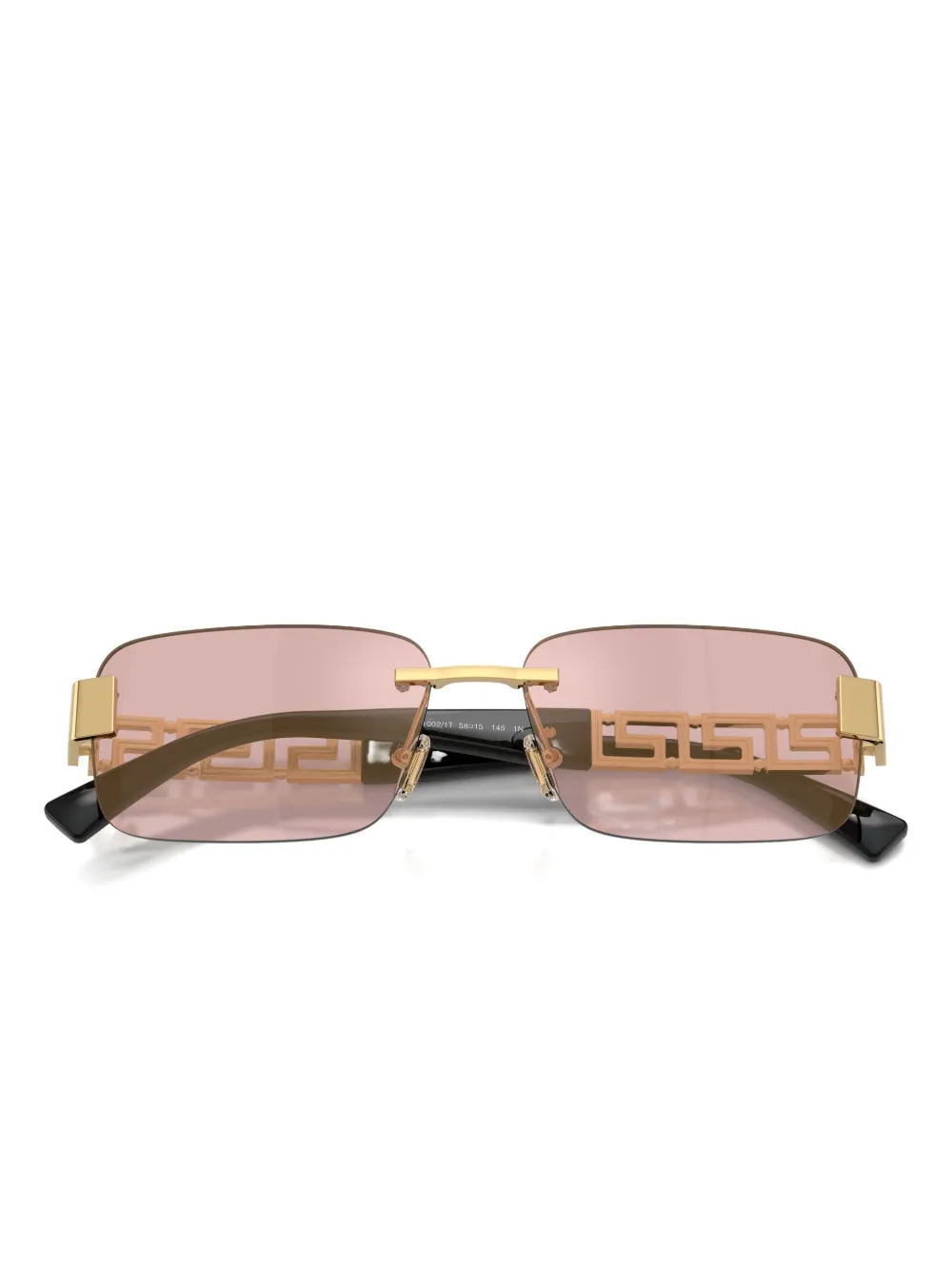 Versace Eyewear VE2298 geometric-detail Sunglasses | Pink | FARFETCH
