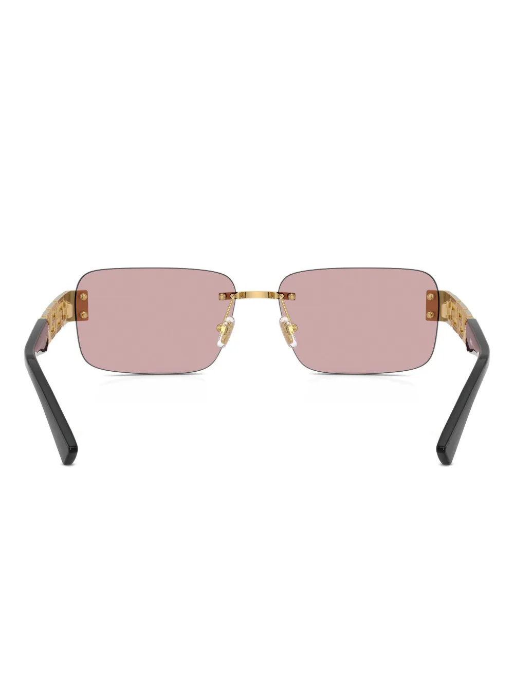 Versace Eyewear VE2298 geometric-detail Sunglasses | Pink | FARFETCH