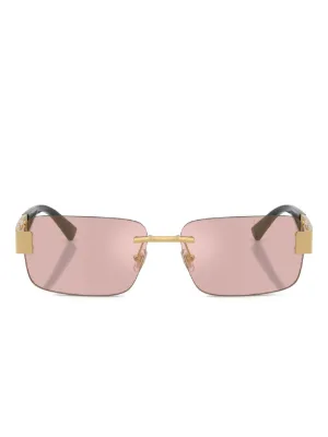 Versace Eyewear medusa-embellished Rimless Sunglasses | Gold