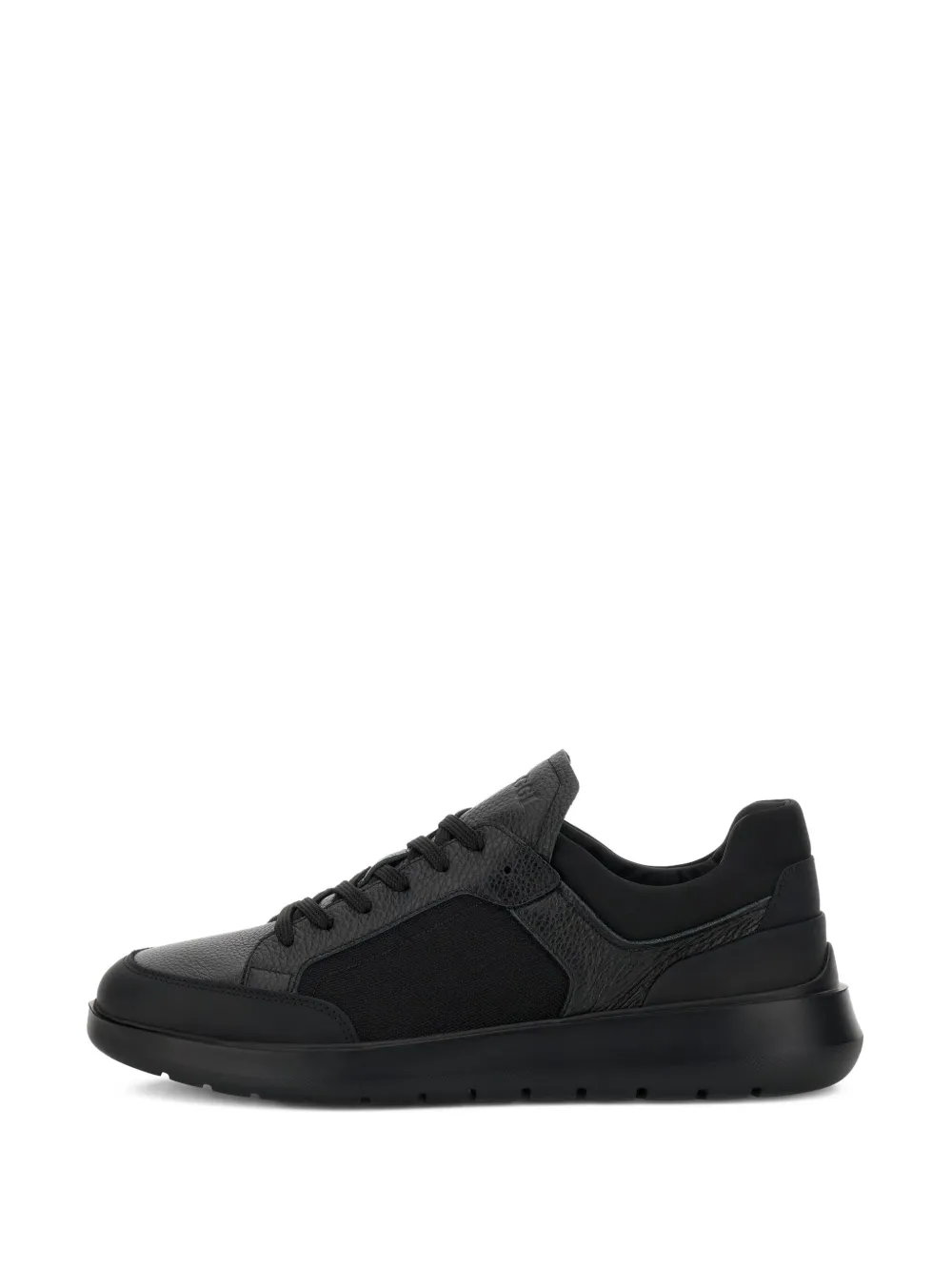 Boggi Milano Nimbus leather panel sneakers Black