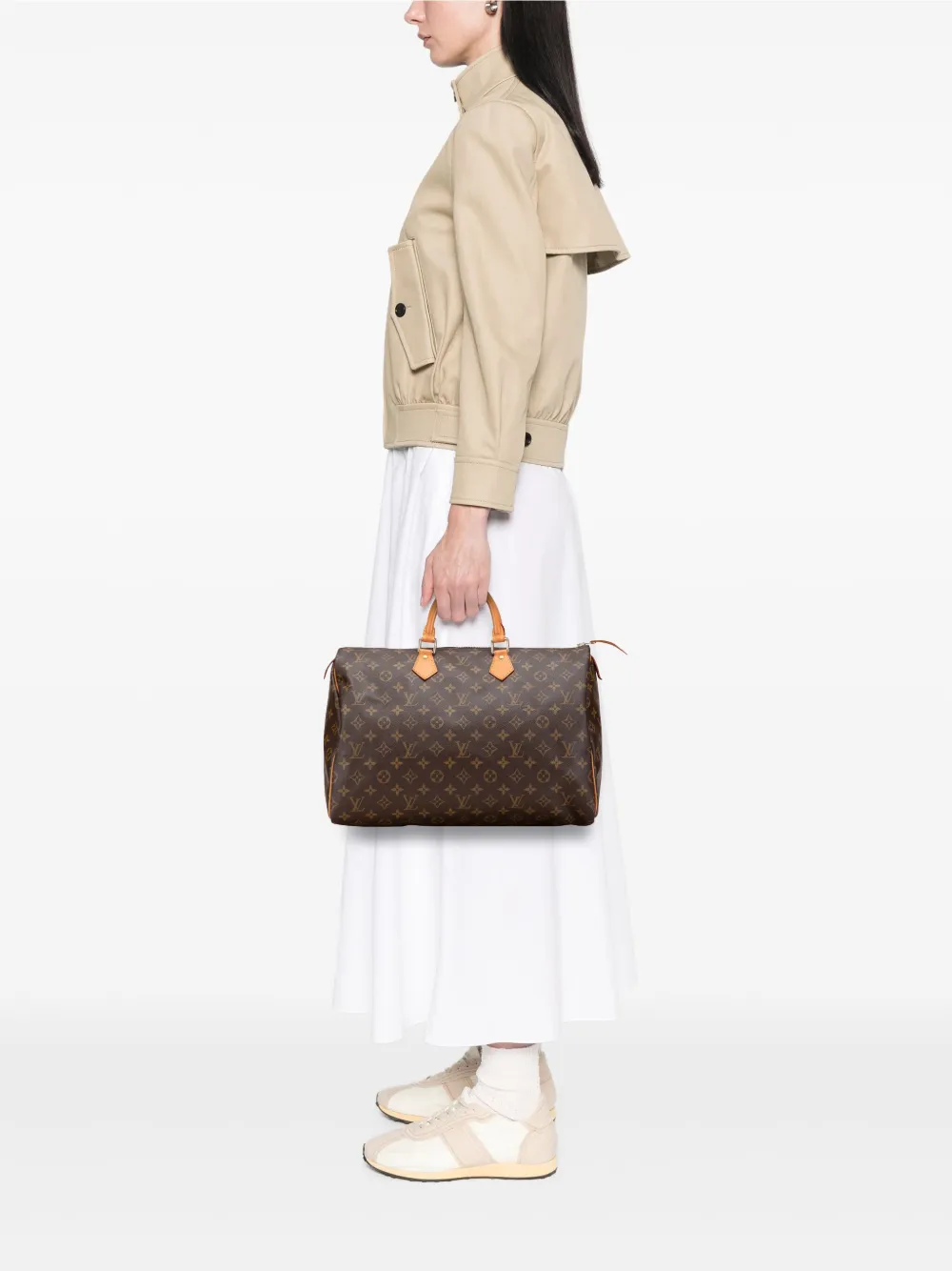 Louis Vuitton Pre-Owned 2001 Monogram Speedy 40 boston bag | Pre-Owned | Image 2