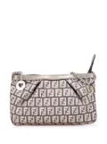 Fendi Pre-Owned 2000-2010 Zucchino Canvas Chain Pochette shoulder bag - Brown