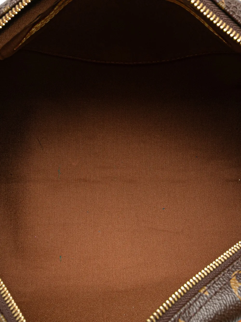 Pre-owned Louis Vuitton 2008 Monogram Montorgueil Pm Handbag In Brown