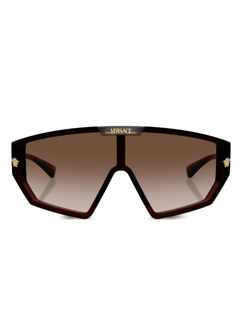 Versace Eyewear Medusa geometric sunglasses | Brown | Image 1