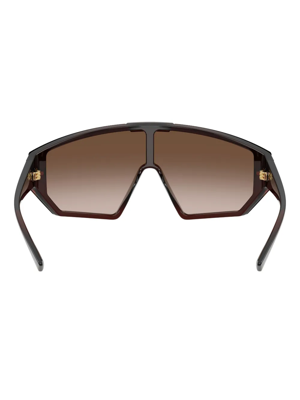 Versace Eyewear Medusa zonnebril met geometrisch montuur Bruin