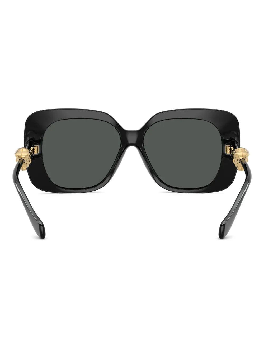 Versace Eyewear Zonnebril met vierkant montuur Zwart
