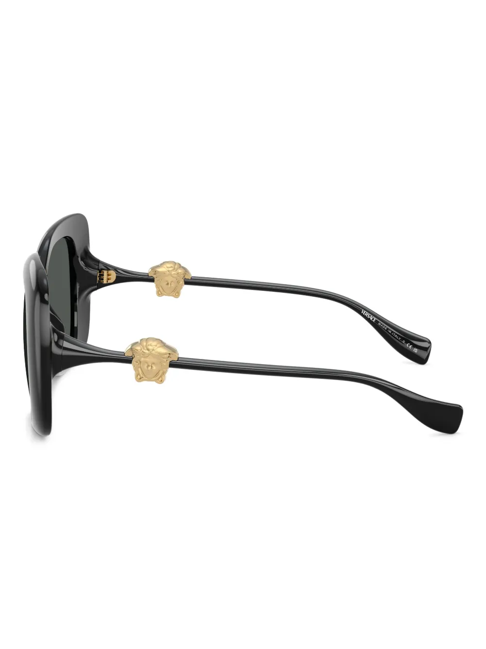  Versace Eyewear Medusa Square-frame Sunglasses - Black 