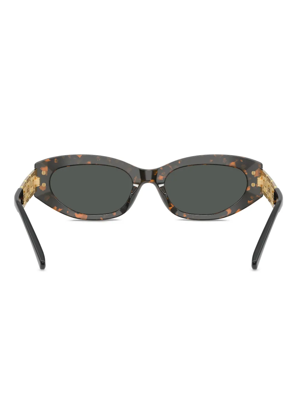 Versace Eyewear Zonnebril met rond montuur Groen
