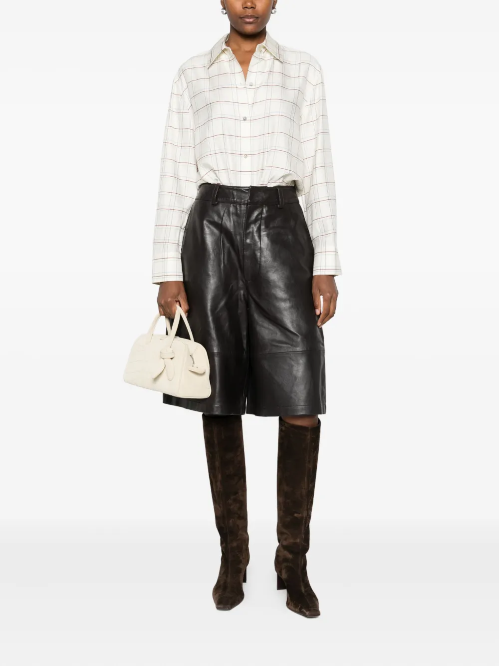 Vince Geruite blouse - Beige