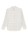 Vince checke-pattern shirt - Neutrals