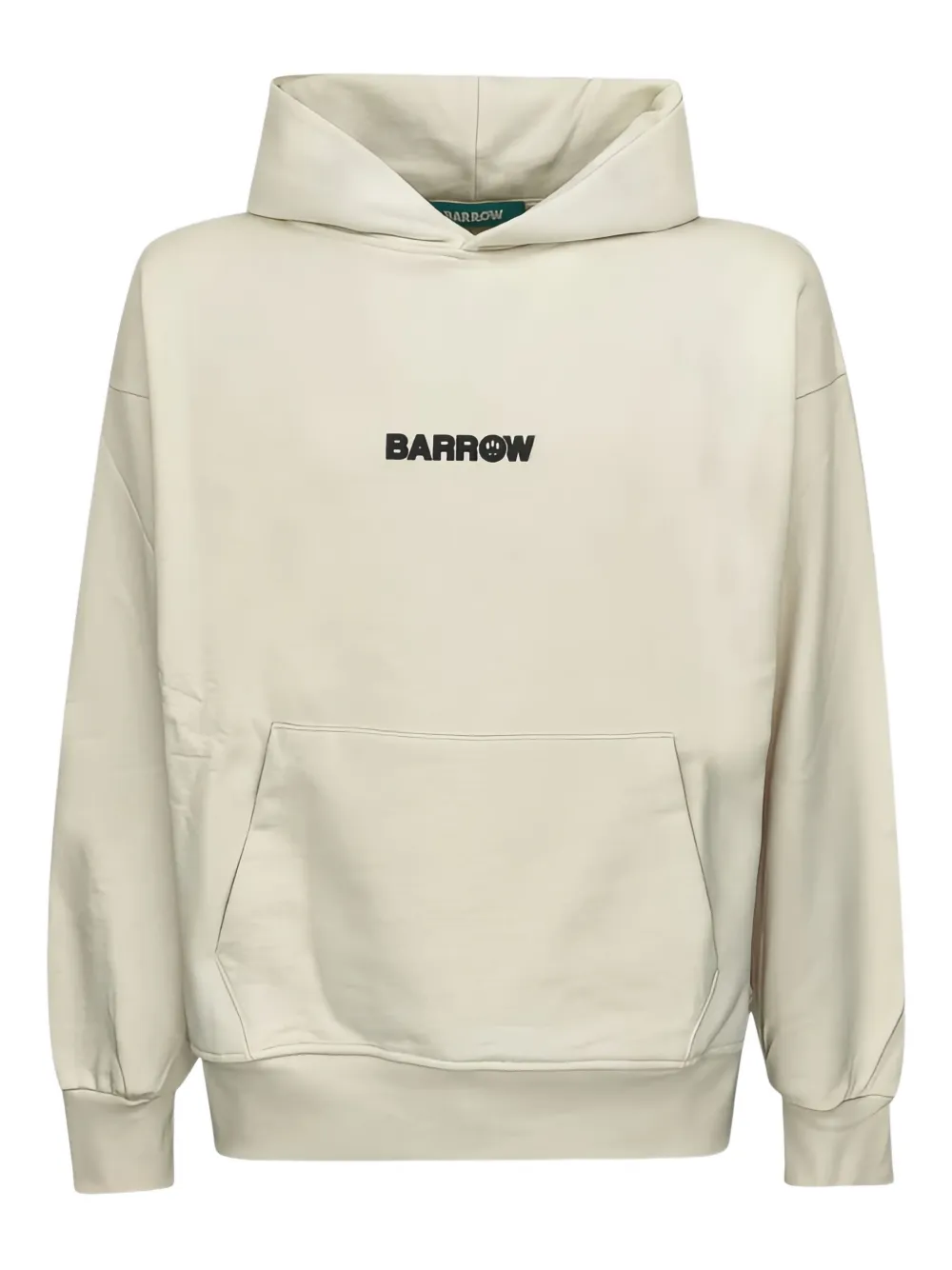 BARROW teddy-print hoodie Wit