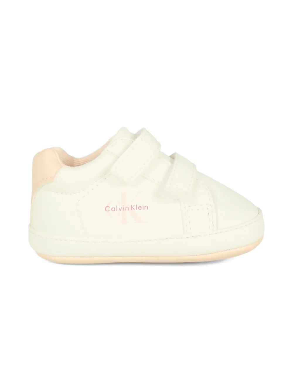 Calvin Klein Kids double-strap sneakers - Wit