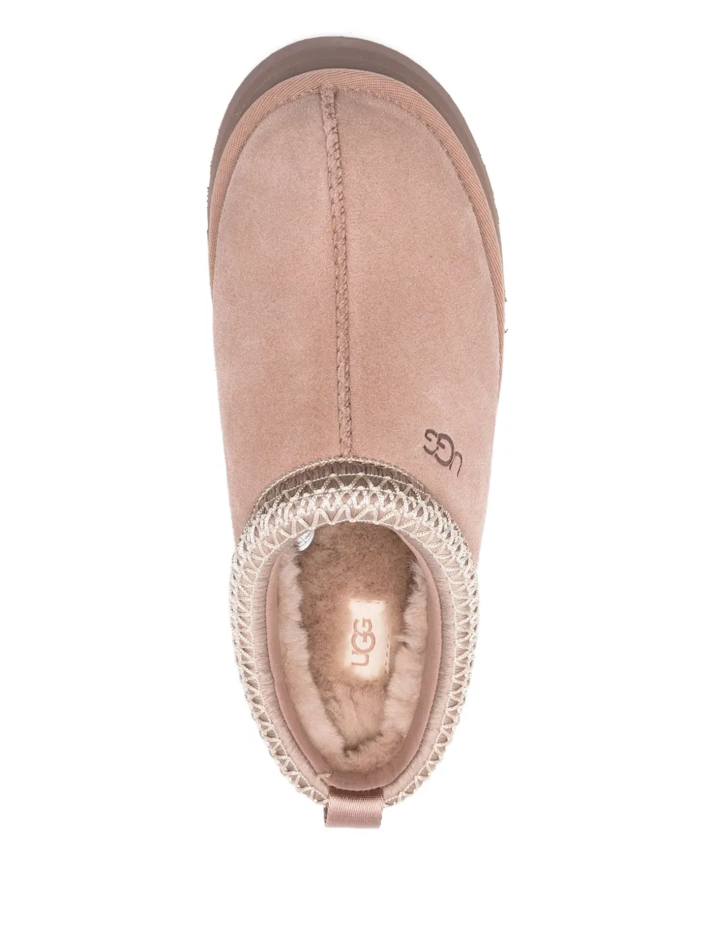 Ugg Tazz Braided-trim Slippers In Pink