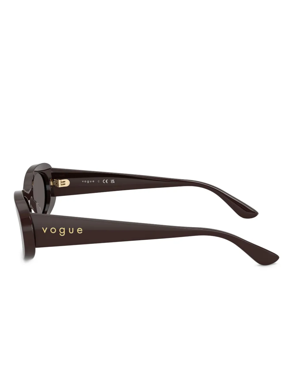Vogue Eyewear Zonnebril met ovalen montuur Bruin