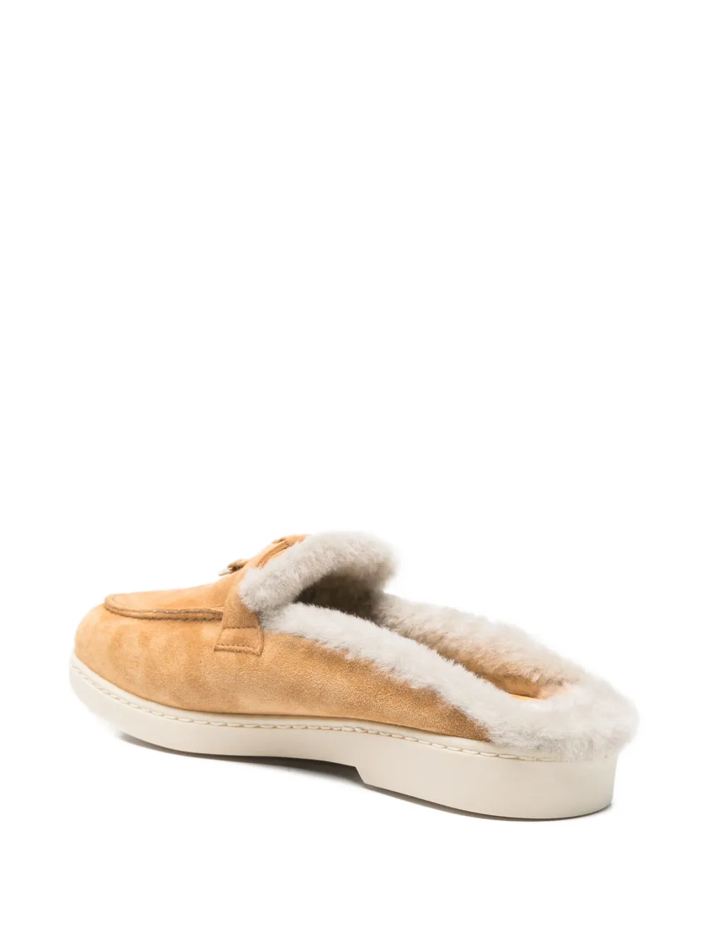 Doucal's Muiltjes met afwerking Beige