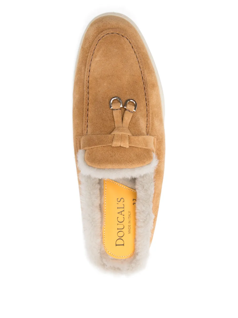 Doucal's Muiltjes met afwerking Beige