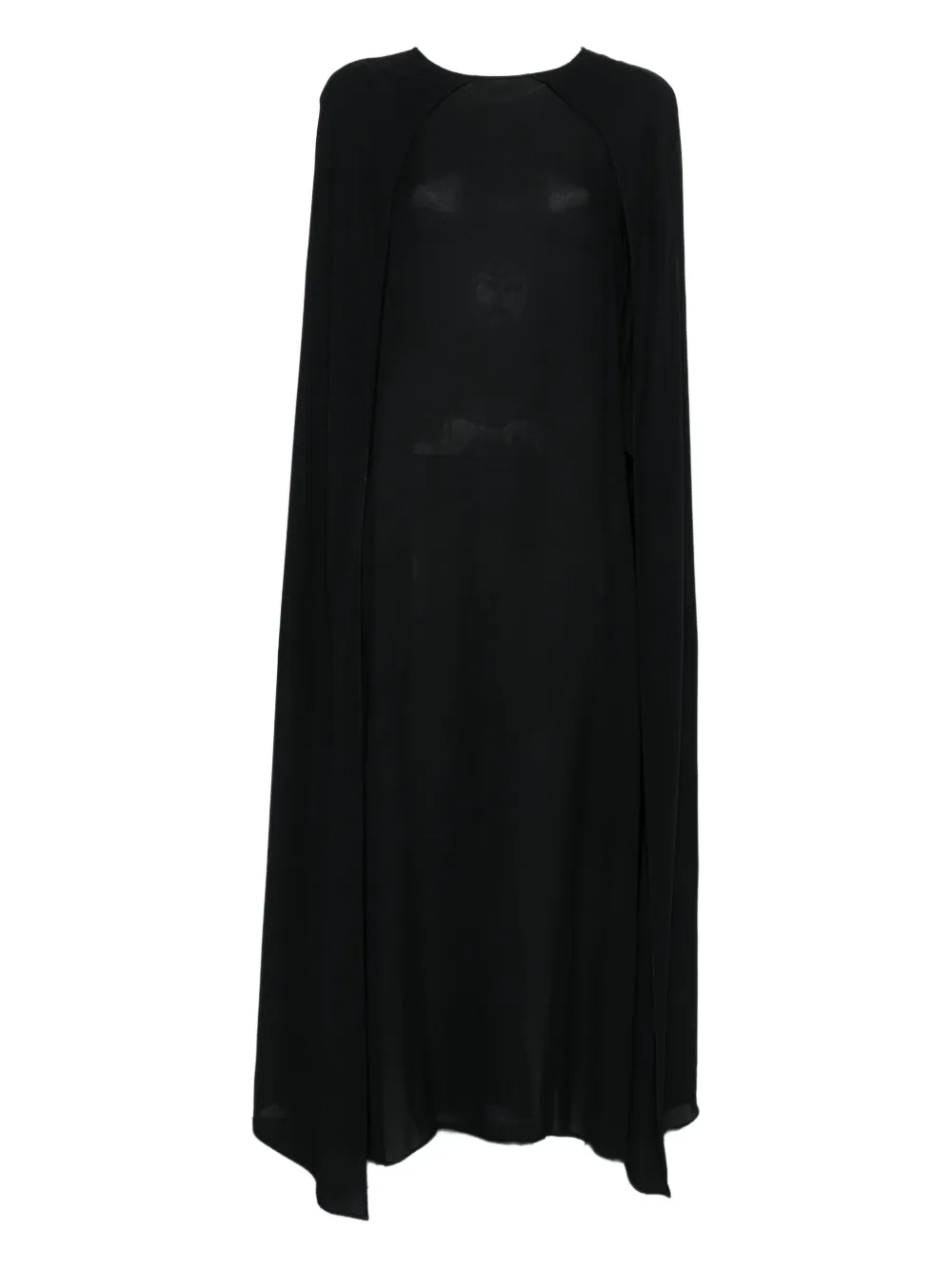 Plan C cape back dress | Black | Image 1