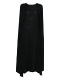 Plan C cape back dress - Black