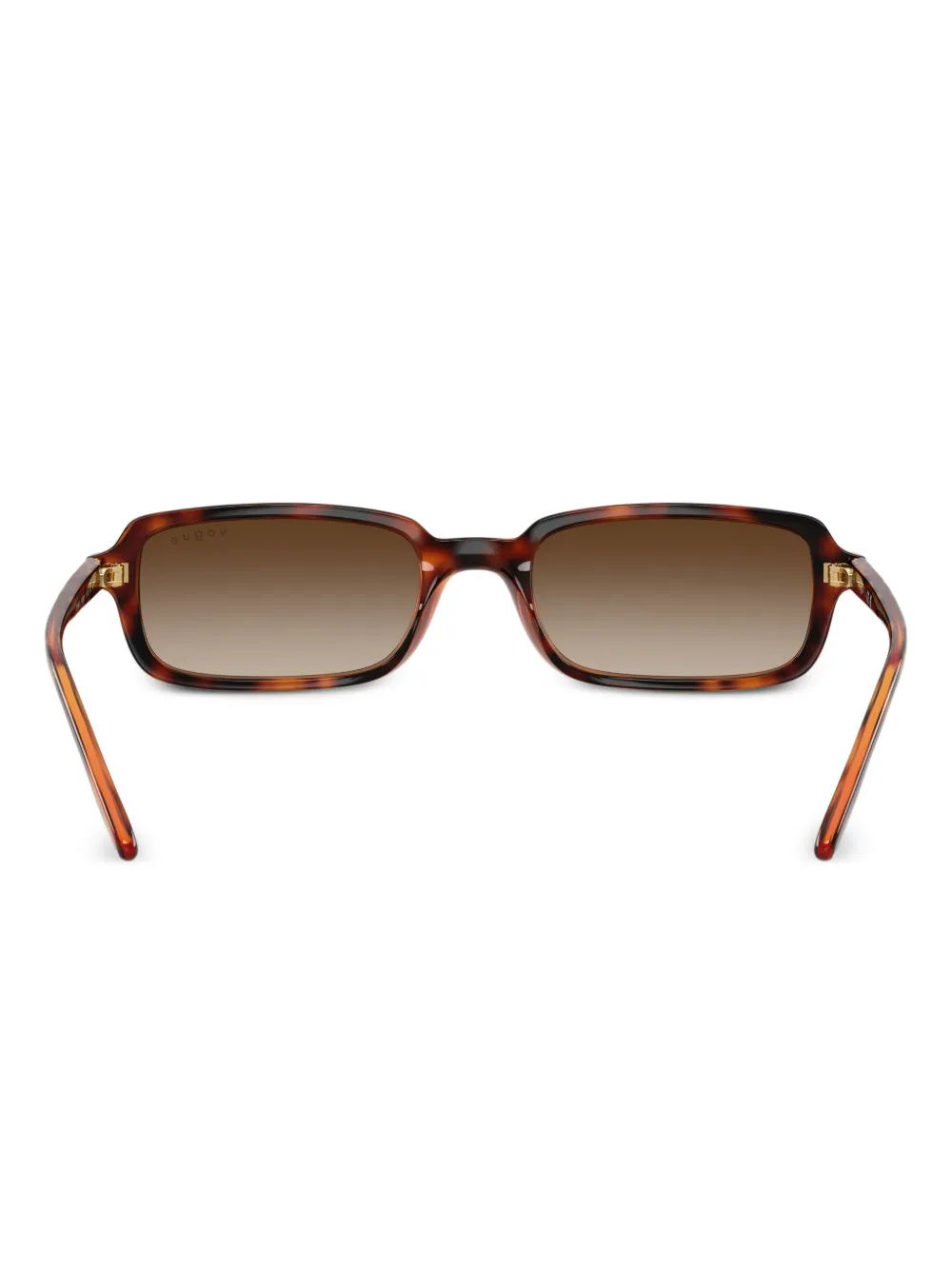Vogue Eyewear Havana zonnebril met vierkant montuur Bruin