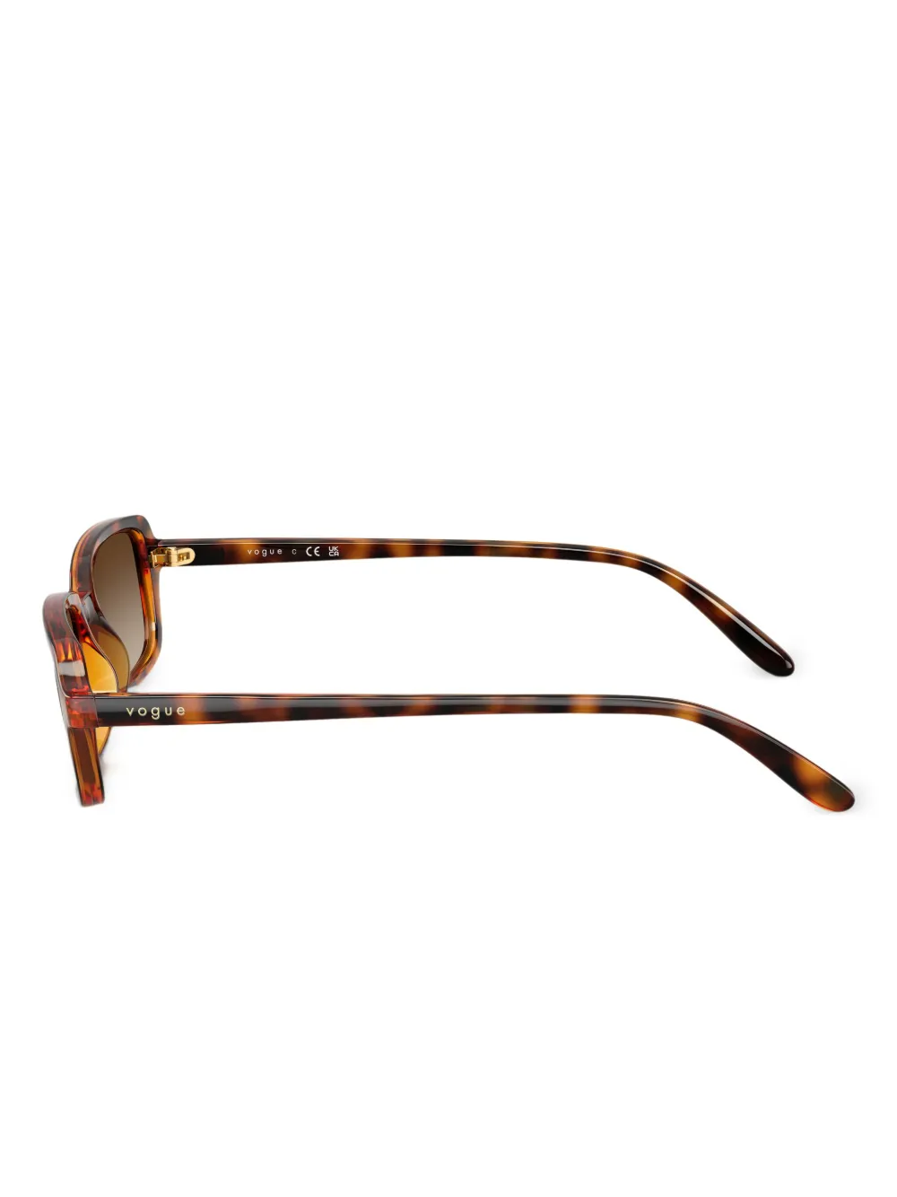  Vogue Eyewear Havana Square Sunglasses - Brown 