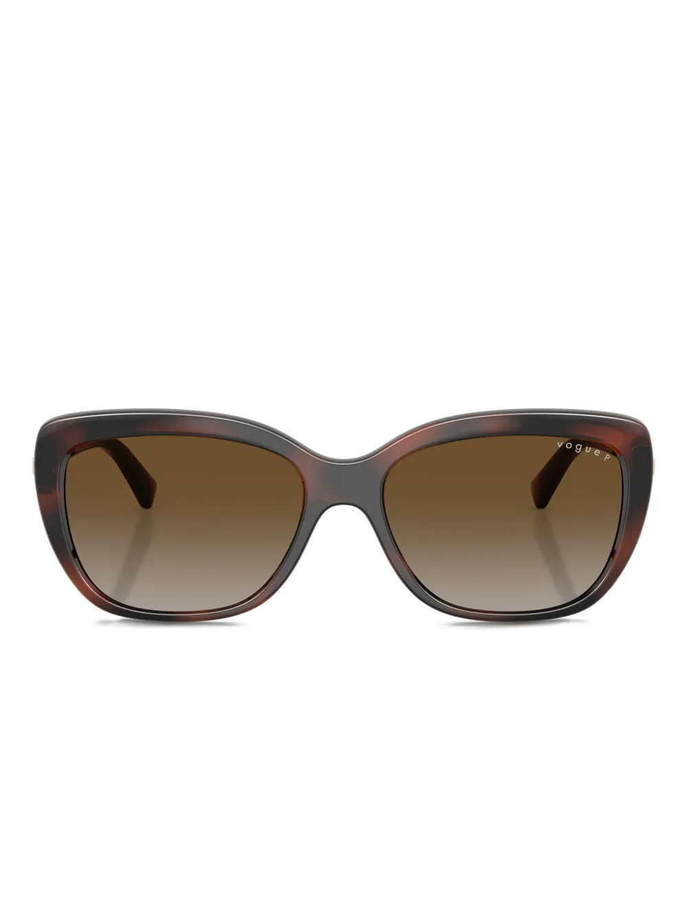 Vogue Eyewear crystal-embellished cat-eye sunglasses | Brown | Image 1