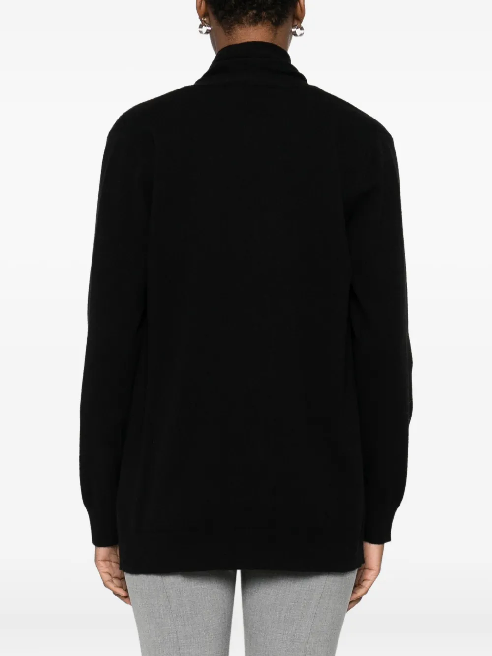 Fabiana Filippi Single-button Cardigan In Black