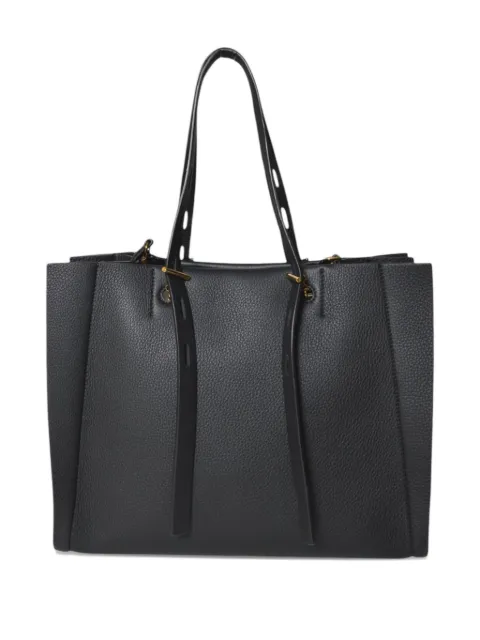 MINO BOSSI leather strap tote bag